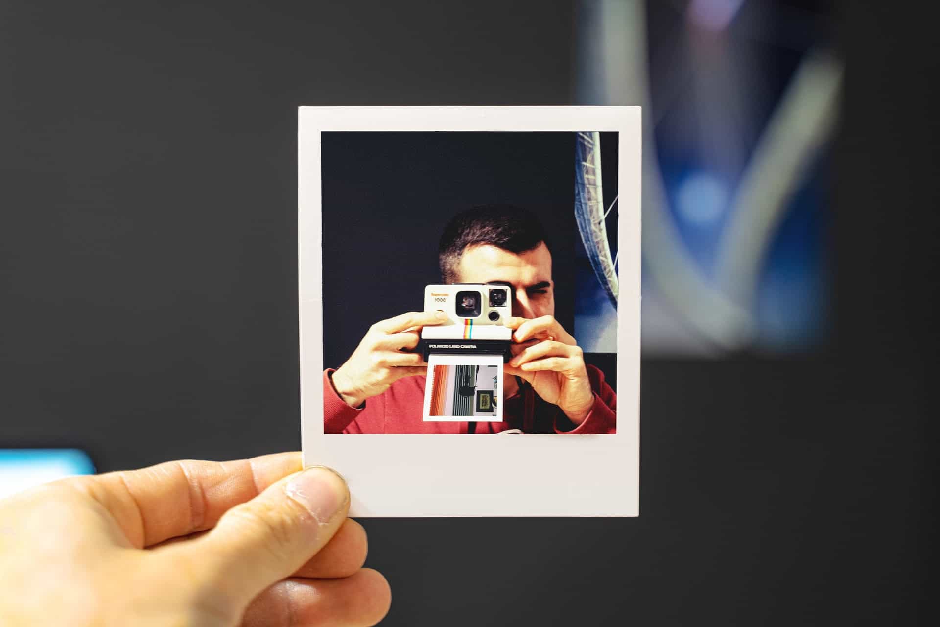 cadre photo numérique polaroid