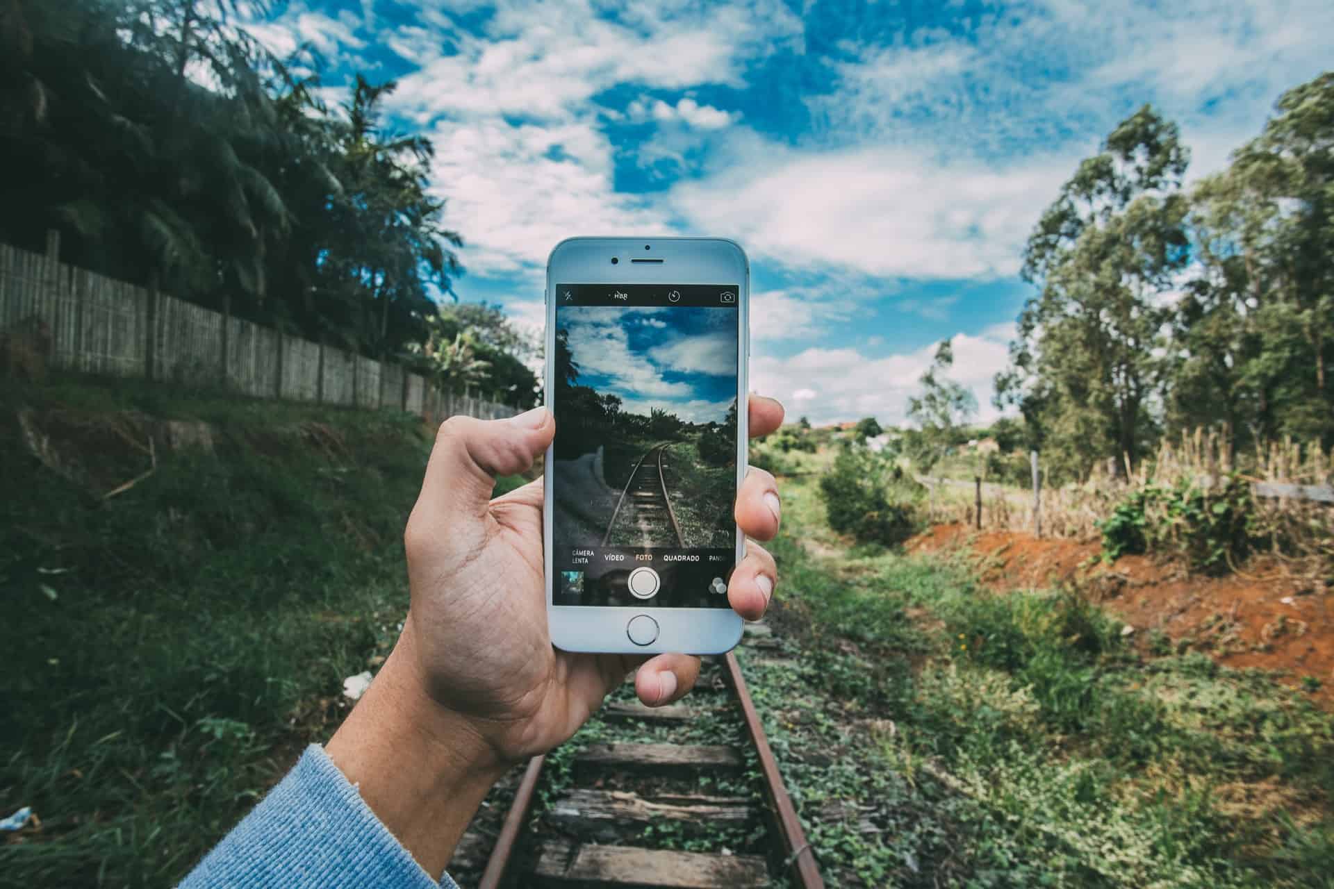 apresentação de diapositivos em porta-retratos digitais