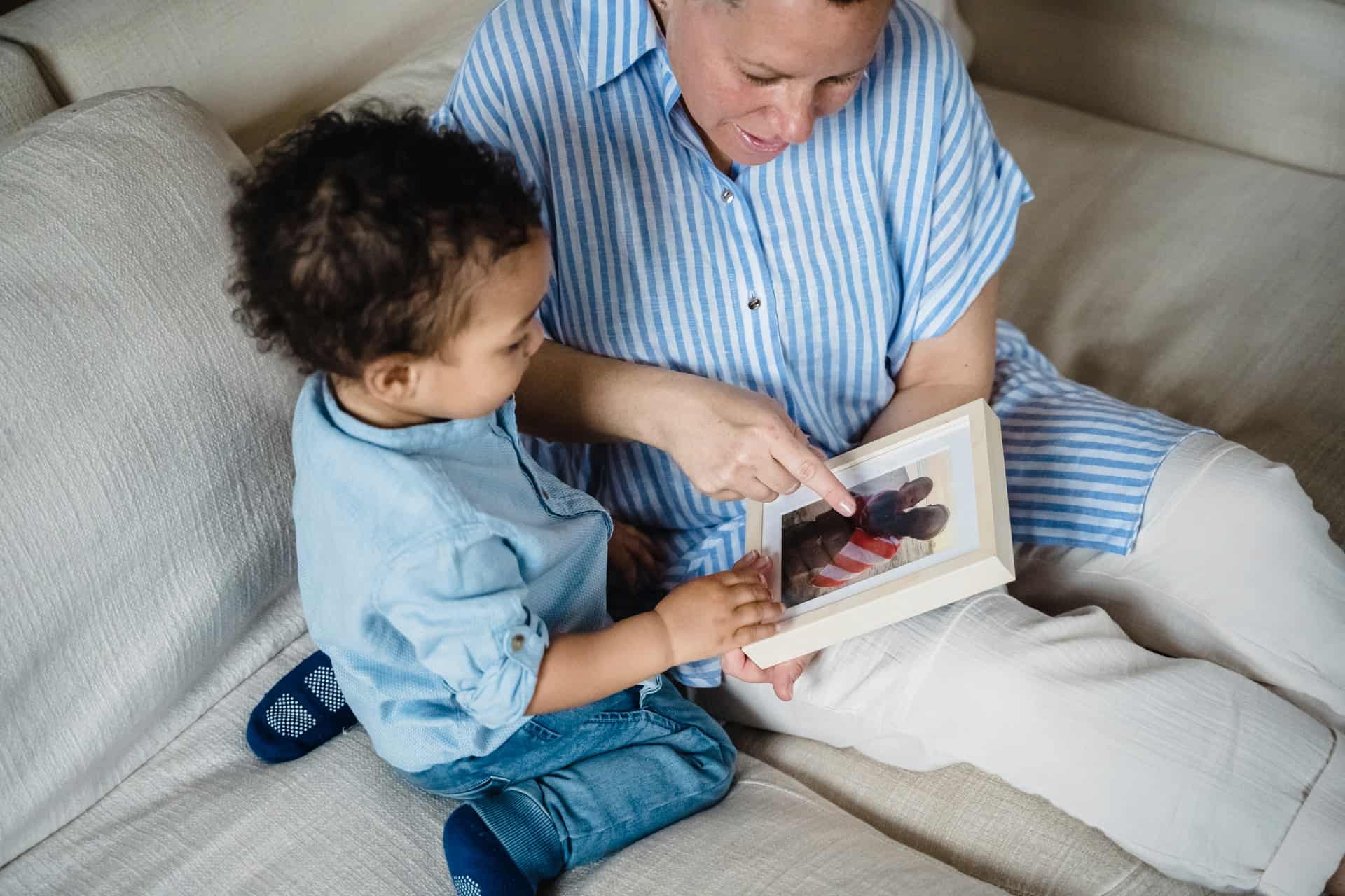 familienfreundlicher digitaler Bilderrahmen