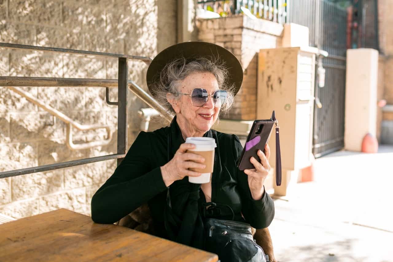 moldura fotográfica da avó