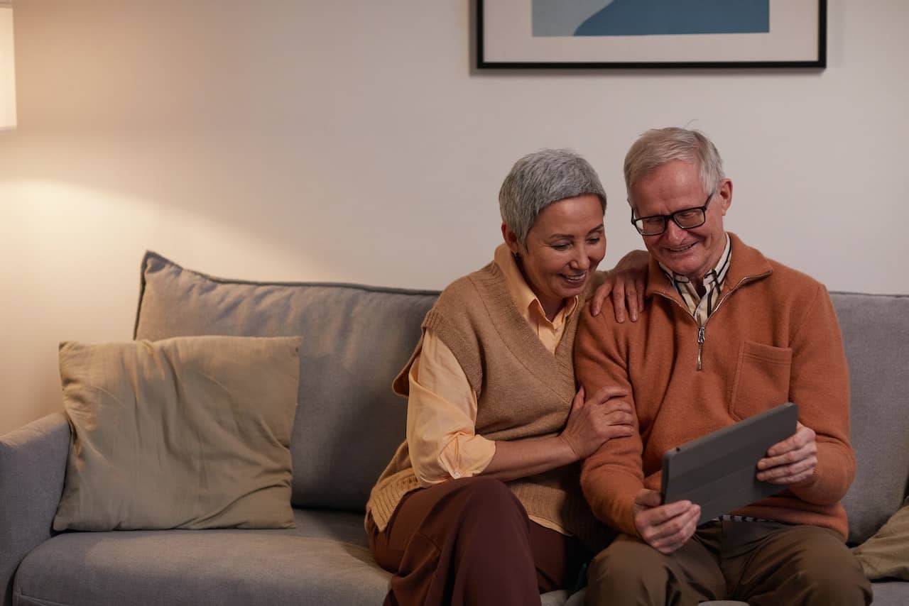 cadre photo numérique pour les grands-parents